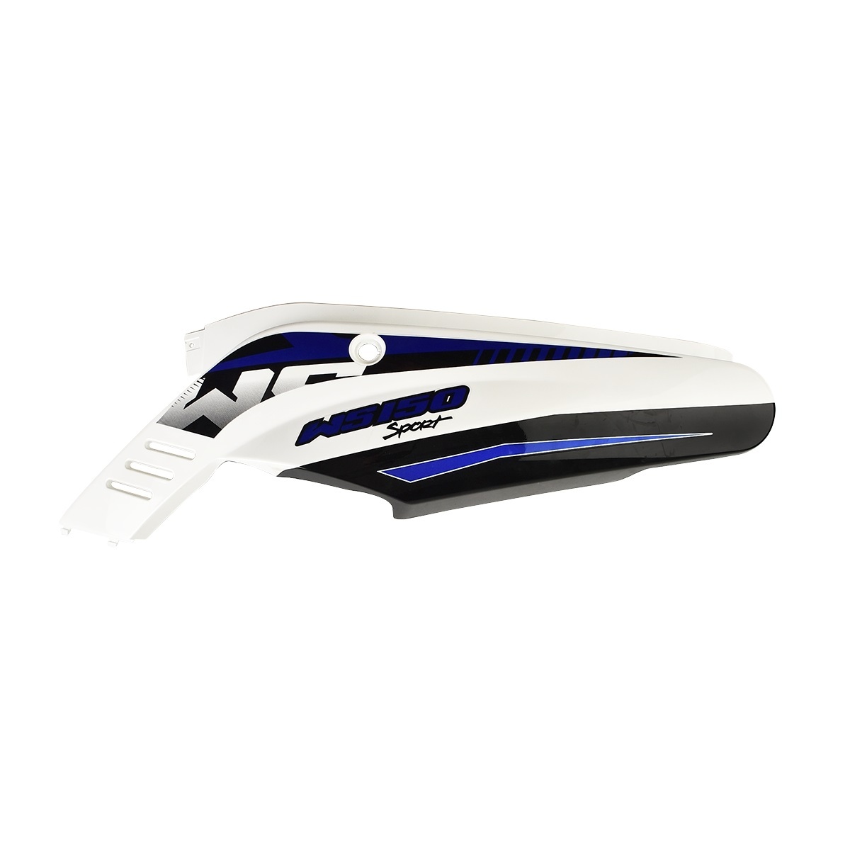 Cubierta Tras Izq Azul para moto Italika WS150 SPORT 2019-2022 — refacción original F13012038