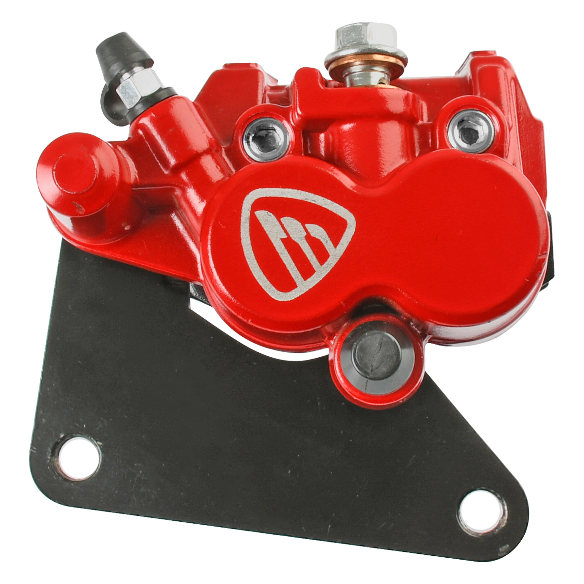 Caliper Freno Del Rojo Con Isotipo para moto Italika DM150 2025-2026 — refacción original F14020737