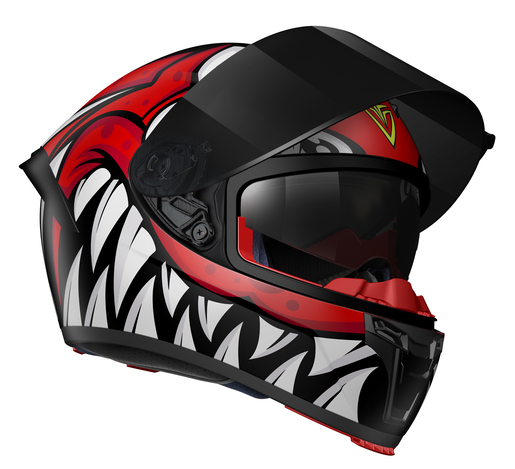 CASCO FANTASMA ROJO