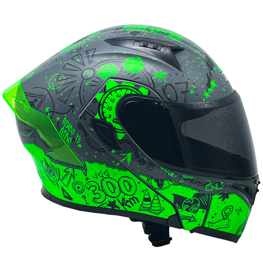 CASCO 61 GRAFITTI VERDE-GRIS