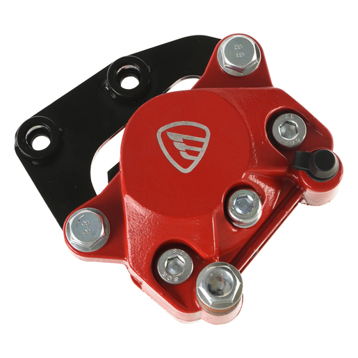 CALIPER FRENO TRAS ROJO CON ISOTIPO