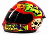 CASCO CR ABATIBLE TEMP MUERTOS ROJO