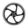 RIN DEL NEGRO FILO BLANCO